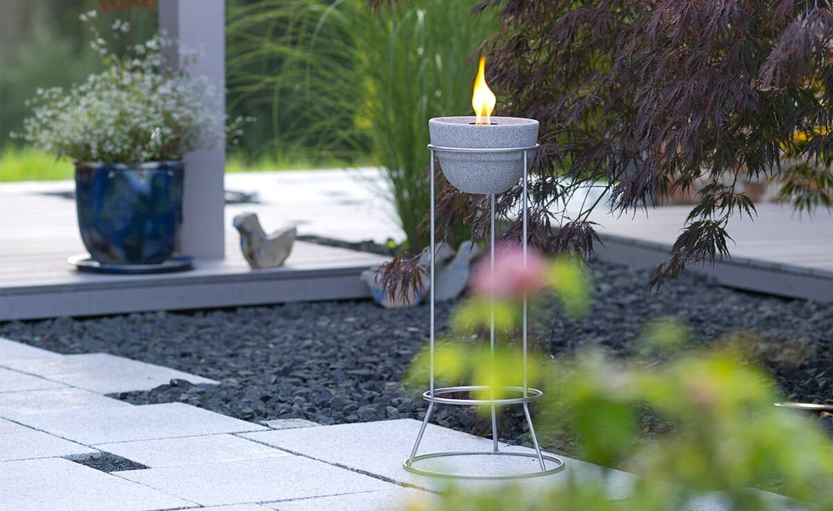 Ständer Edelstahl für alle Schmelzfeuer Outdoor - SFD-STE von DENK Keramik