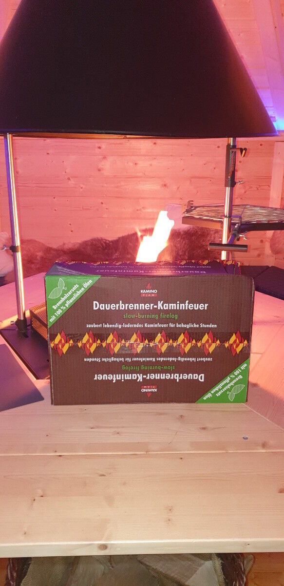 10x Dauerbrenner | Kaminfeuerscheit | 100 % nachwasende Rohstoffe | Kamin | Ofen | Grillkota von KAMINO Flam
