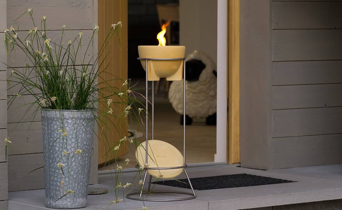 Ständer Edelstahl für alle Schmelzfeuer Outdoor - SFD-STE von DENK Keramik