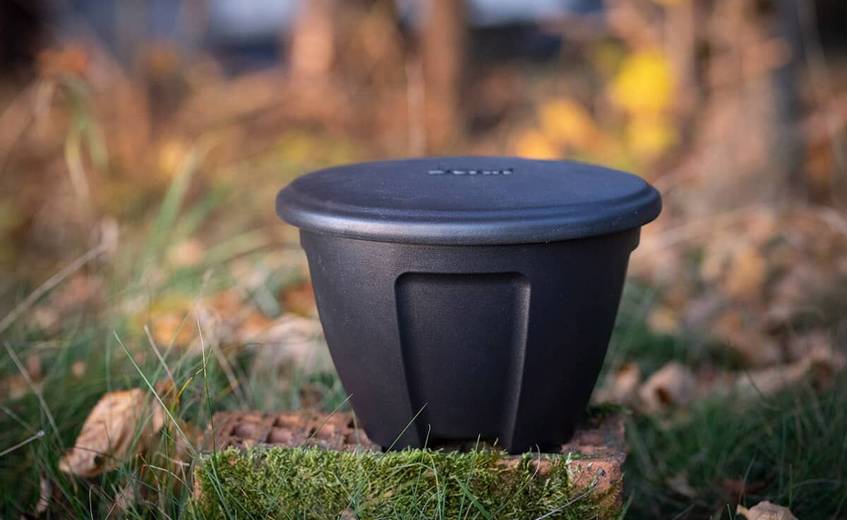 Regenhaube für das Schmelzfeuer® Camping CeraLava® ~ CSF-DE von DENK Keramik